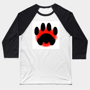 Lion Paw Print Baseball T-Shirt